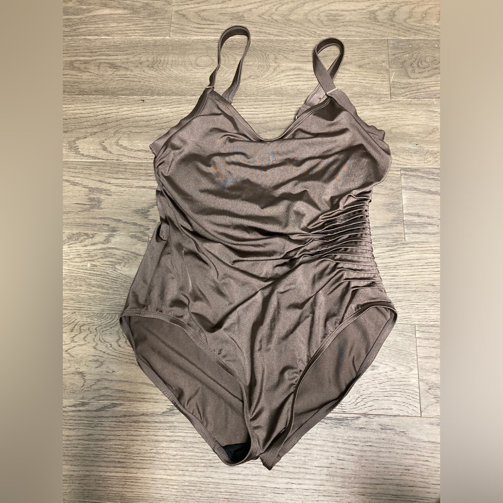 Calvin Klein Brown One-Piece Swimsuit